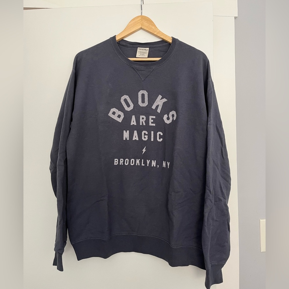 Books Are Magic Navy Sweatshirt